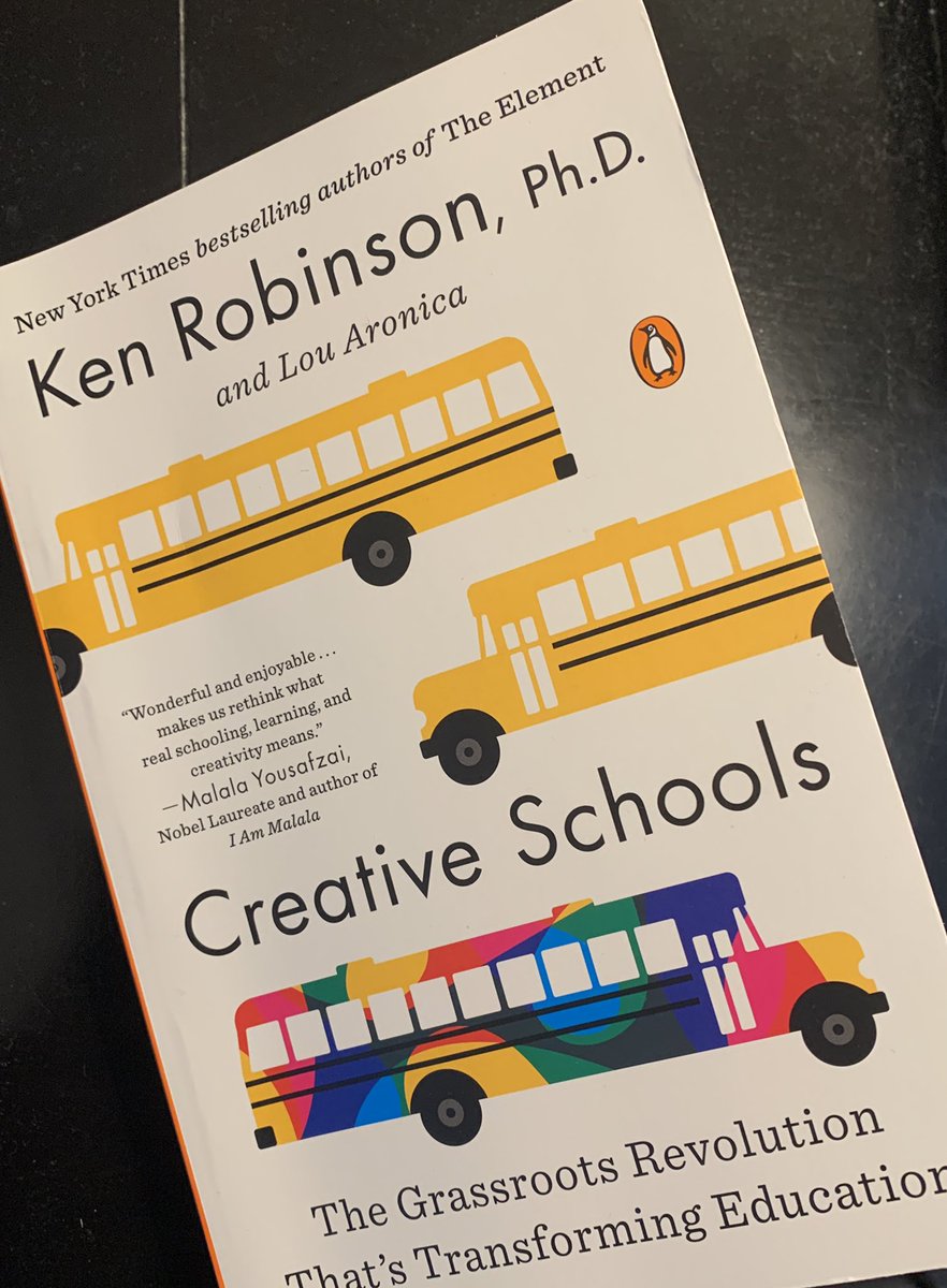 #CreativeSchools by @SirKenRobinson is a great summer read! This thought provoking book focuses on groundbreaking solutions about engaging our students and developing their love of learning. #SummerReading #WholeChildEducation #SummerSWAG #SteinwaySUMMER