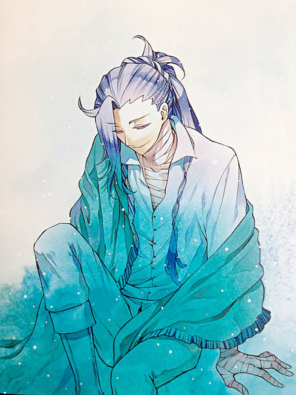 @jefferydraws Theres so much of that in pandora hearts but I think you might really like Break, Cheshire, or Echo. Maybe Levi?? 