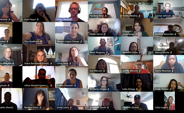 Great opp to learn alongside newer teachers growing professionally to better prepare students for #AsYetImagined futures during eLearn.  @FresnoUnifed New Teacher Conference 2020.  <a href="/FresnoRyanCoe/">Ryan@FresnoUnified</a>,  <a href="/FresnoEdTech/">Fresno EdTech</a> team and others rocked the webinars 🙂