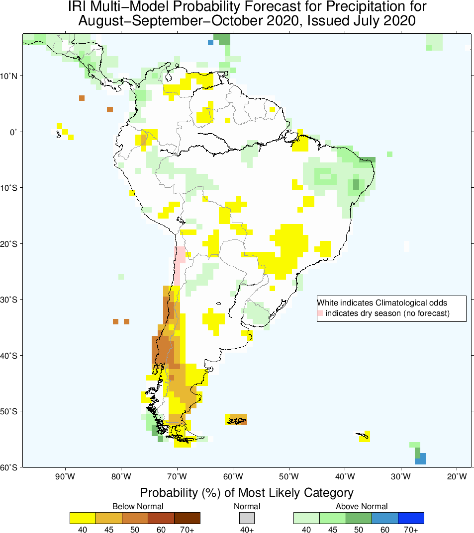 joacolascombes's tweet photo. Qué se espera para los próximos meses en cuanto a precipitación? 

Resumen con información: del @SMN_Argentina , varias fuentes distintas, @climatesociety y @meteoblue (basado en @ECMWF )

Actualización del 01-08-2020

#meteojl #pronosjl https://t.co/3cGZdCyaez