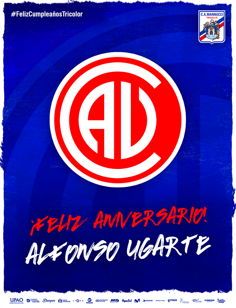 camannucci's tweet photo. #FelizAniversario

Saludamos en su 103 aniversario a nuestro tradicional rival liberteño, el @ClubAUoficial recordando nuestros grandes choques de antaño, y esperando pronto puedan recuperar su sitial protagónico en nuestro fútbol.

¡Felicidades!

#OrgullososDeSerTrujillanos https://t.co/bxjOZJBrVs
