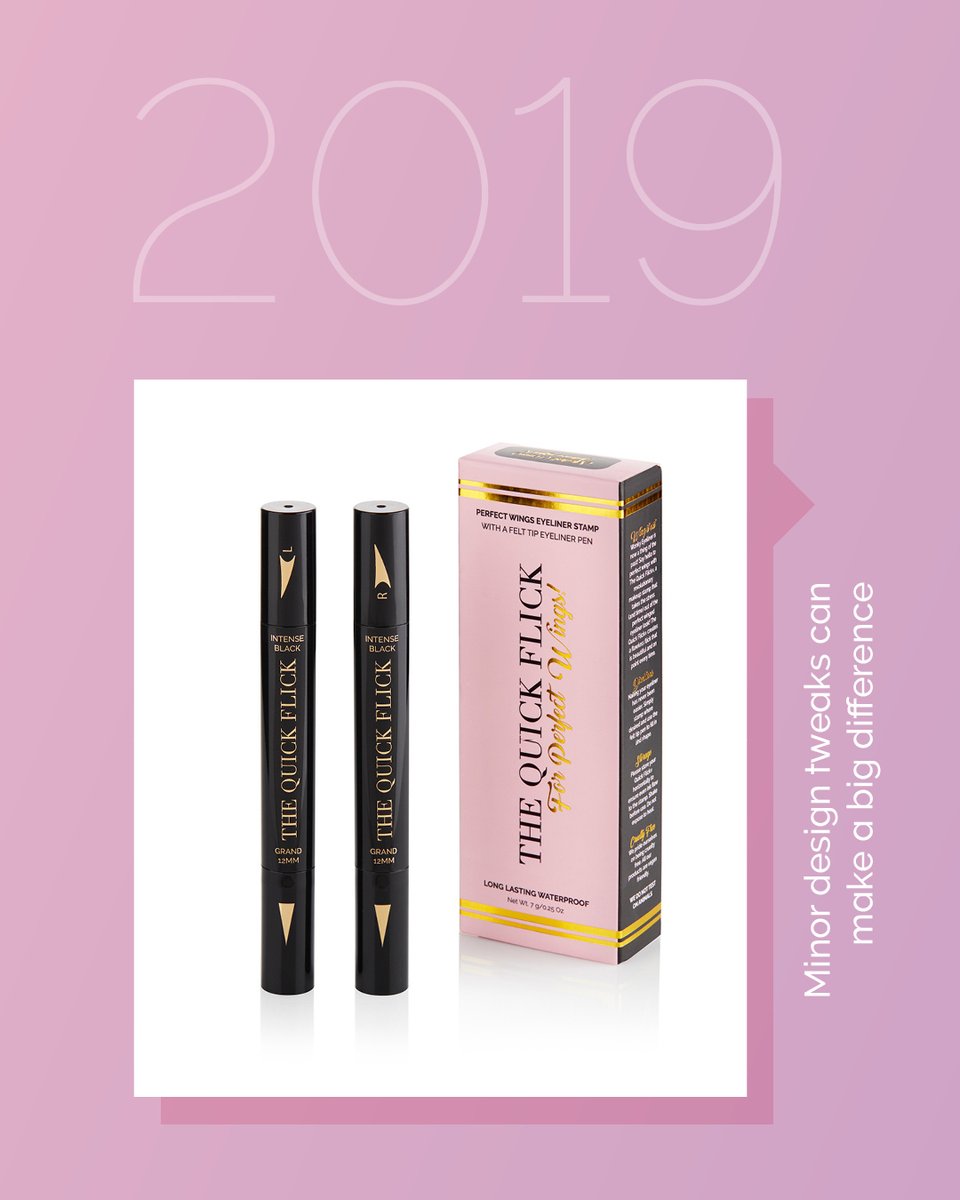 TheQuickFlickAu's tweet image. The evolution of The Quick Flick packaging over the last 3 years. We think we've grown up nicely if we do say so ourselves 😉 ⁠
⁠
P.S. Remember to shop our 30% off site wide sale whilst it lasts - ends 3/08 11.59pm WST. ⁠
⁠
#packagingdesign #quickflick #eyelinerstamp