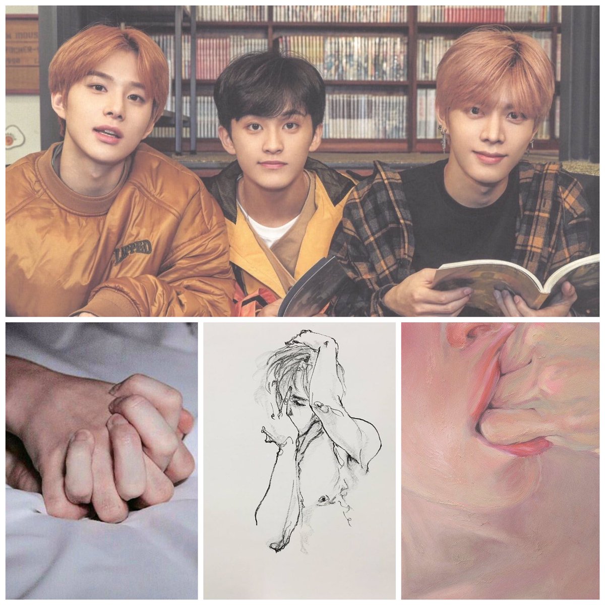 divinerenjun's tweet photo. ⛓ double time swing ⛓

- happy mark day!! 
- yumarkwoo | yuta/mark/jungwoo
- explicit; canon compliant; pwp
- 6.6k
- threesome, spitroasting, light d/s, mark lee's coochie eyes

https://t.co/XOC894xvKN https://t.co/2I26xIiGx4