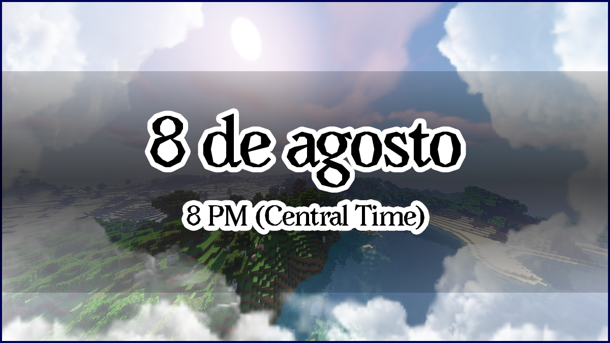 LandcraftValley's tweet photo. ¿Cuando comienza?...👀

Este 8 de Agosto a las 8 PM (CT), sintoniza a tu participante favorito para ver la apertura del servidor y comenzar esta aventura juntos. 

Seguramente ya sepas o imagines quién estará, pero si no, mantén un ojo abierto aquí para descubrirlo... 😉 https://t.co/9khhsCCK4Y
