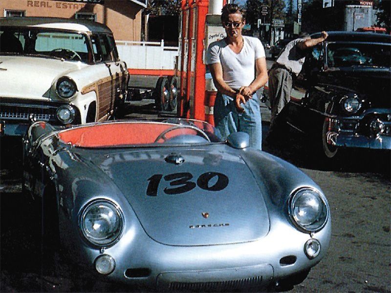 2. James Dean’s Silver Porsche Spyder (nickname “Little Bastard”): The actor died after a crash in this car in 1955.