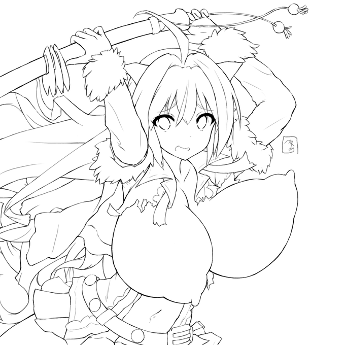 今日は趣味のおっぱい絵を描くー 