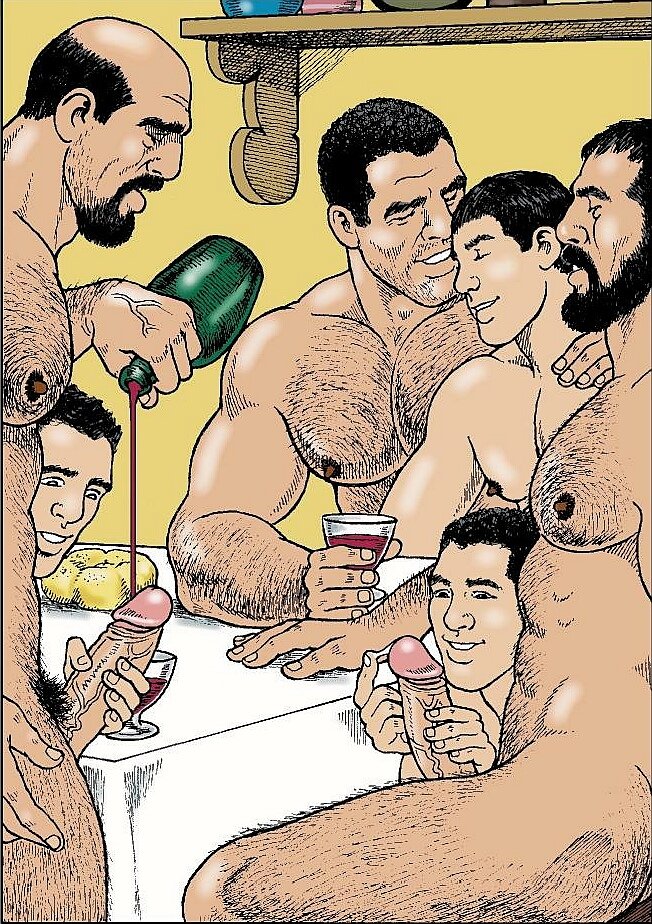 juliuscomicg's tweet photo. Family gathering #juliusgaycartoon #gayart #decameronbyjulius https://t.co/gqD9UKeQ45
