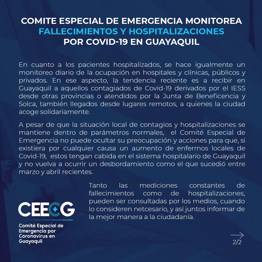 COMITÉ DE EMERGENCIA POR GUAYAQUIL (@comitegye) on Twitter photo 