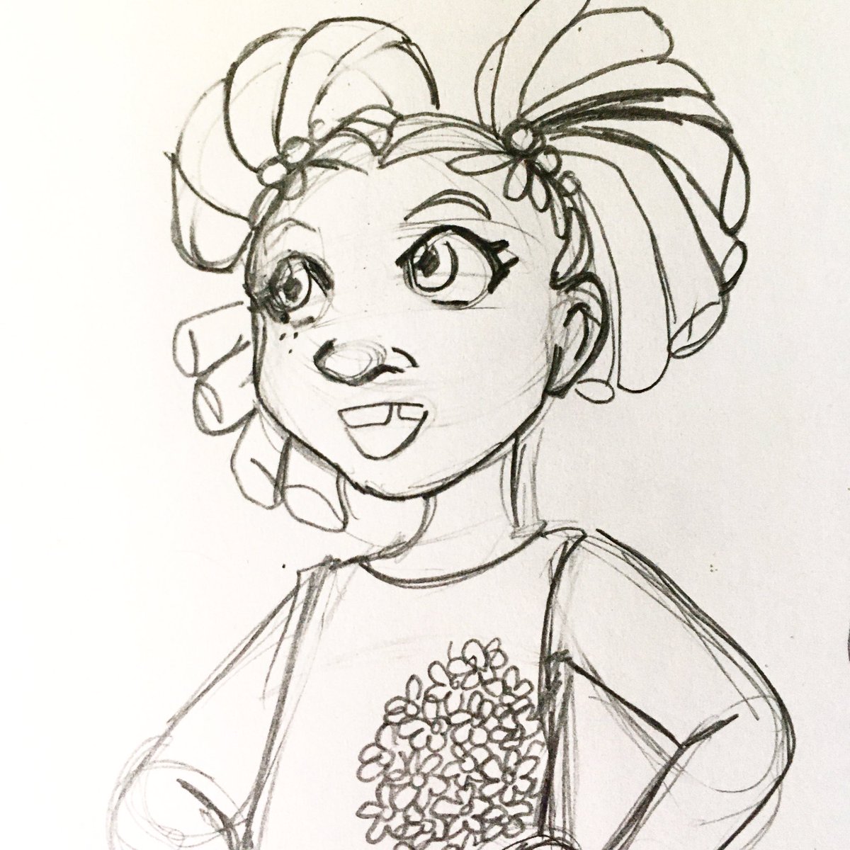 luxshine's tweet photo. Even when #spring is over, I still love drawing Keeya, #sisterspring. #buildingblockscomic #buildingblocks #mycharacters #pencilsketch https://t.co/SUF9iDIplu