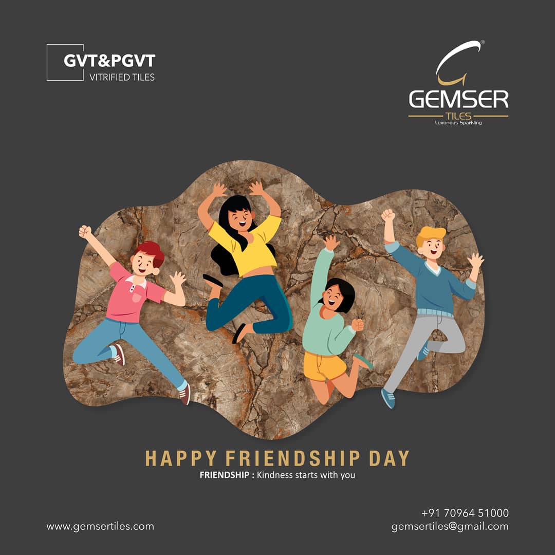 gemsertiles's tweet photo. FRIENDSHIP: Kindness starts with you.

#gemsertiles  #friendshipdayspecial #friendsforever #friendshipday2020 #friendshipdaycelebration #friendshipday❤️ #friendshipday #friendshipdayquotes #friendshipstatus #friendship_day #sundayfunday #stayhomestaysafe https://t.co/Z7TGYJNn2C