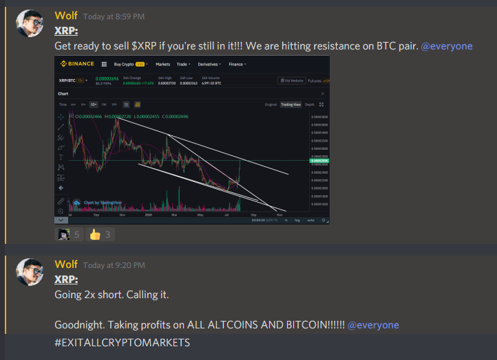 ImNotTheWolf's tweet photo. Dump this shit.

#ExitAllCryptoMarkets https://t.co/yIIF9z0Gya