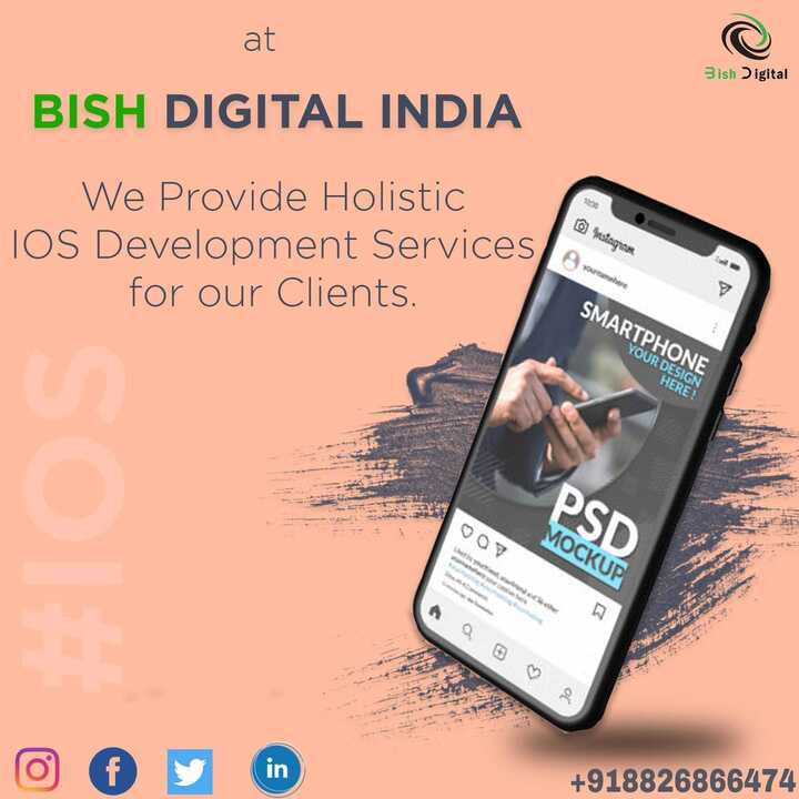 BishIndia's tweet image. There is only one solution to the need of iOS App Development Services- Bish Digital. #iOS_App_Development is an art and we are the master artist. So, when do we get to start with yours?#iosappdevelopment #hybridappdevelopment #mobileappdevelopment #androidappdevelopment