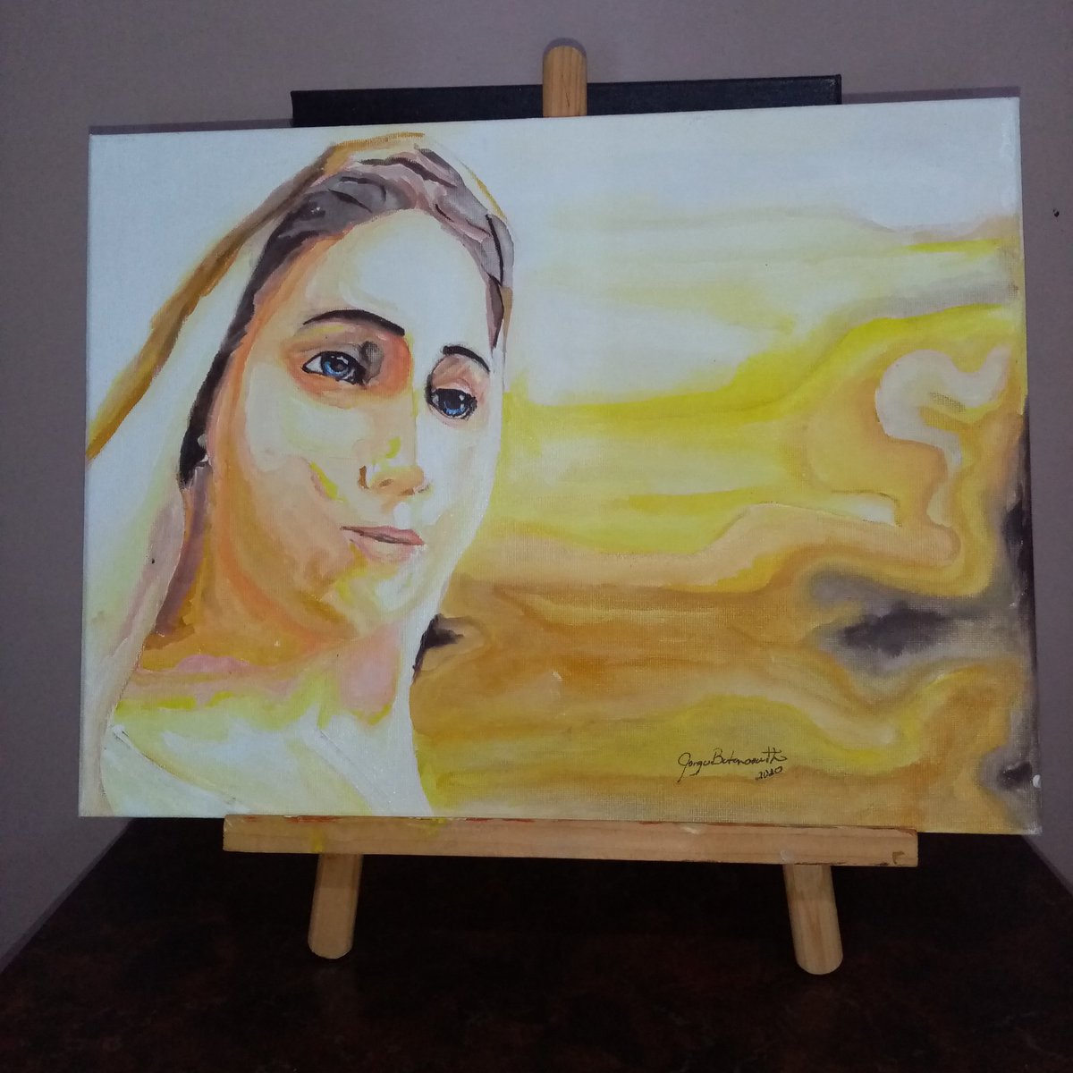 kvlbetancourt's tweet photo. #gospa acrílico sobre tela  30cmx40cm Visita mi página para indicar que te gusta:https://t.co/hS5qY4uY6B https://t.co/zQcj5rzj9J