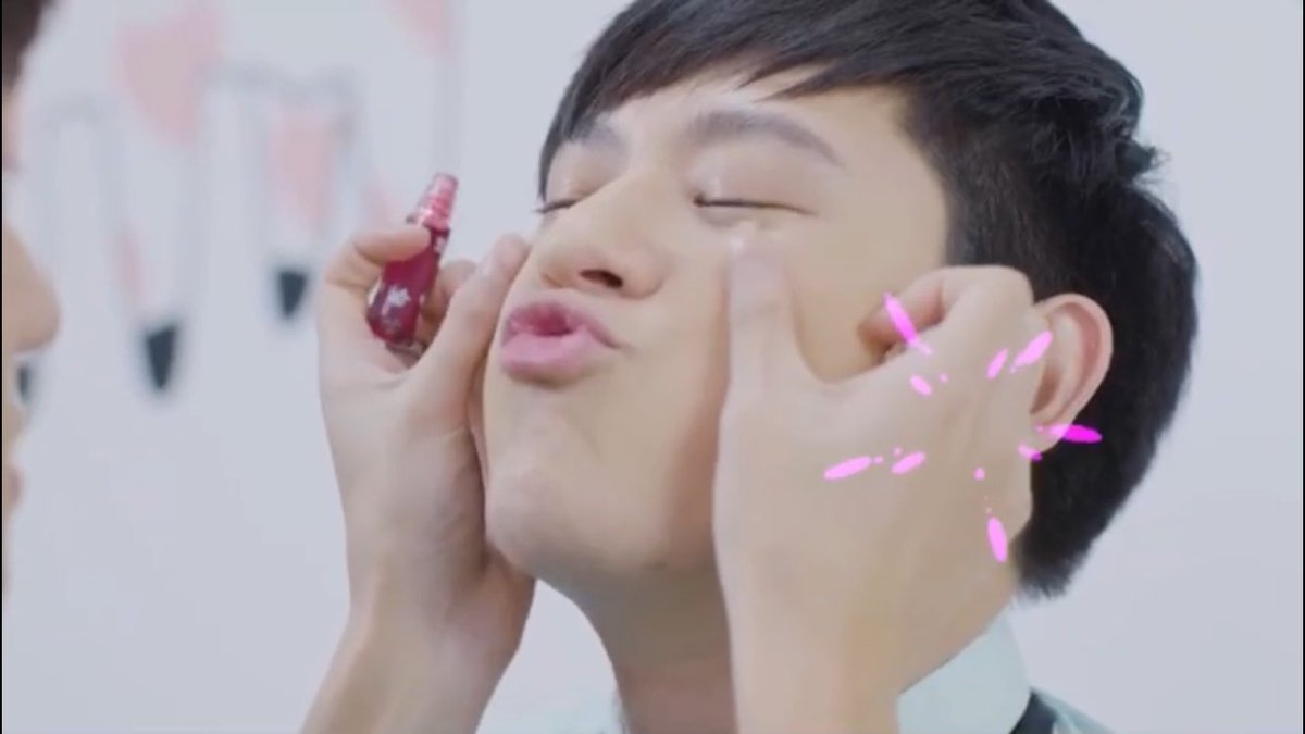 Pluemon had their very first lip tint commercial in which they radiating cuteness that fans really wants them to be casted as main couple in a future series.