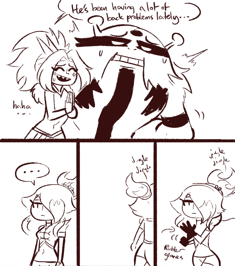 Kairo and a typical day as a poke masseuse.
Borrowed @00_Homura's Jules for this.