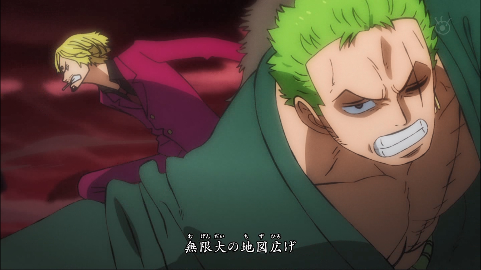 まな ゾロとサンジが交わう戦闘シーン 黒手袋のサンジは臙脂色のスーツに赤ネクタイかあ アニメでの２人の再会も間もなく Onepiece T Co Tqkud7ecyj Twitter