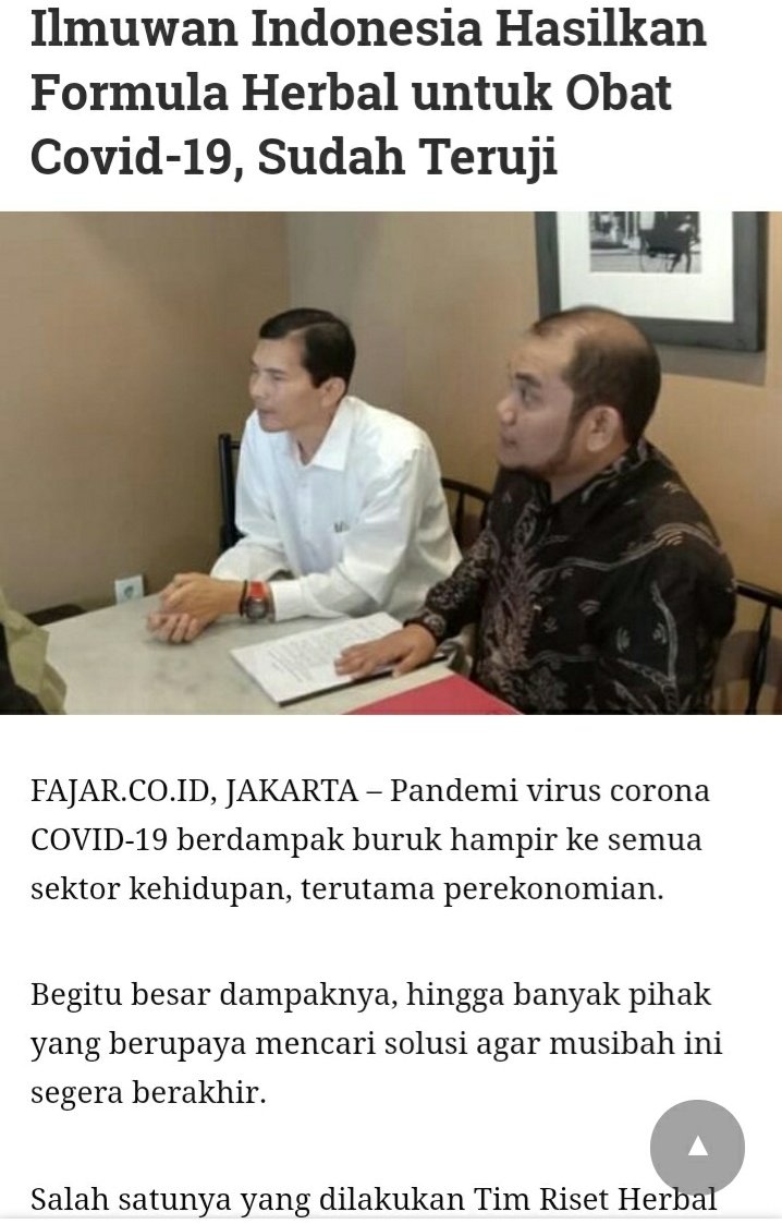 33. Di sebuah artikel disebutkan nomer BPOM ramuan beliau