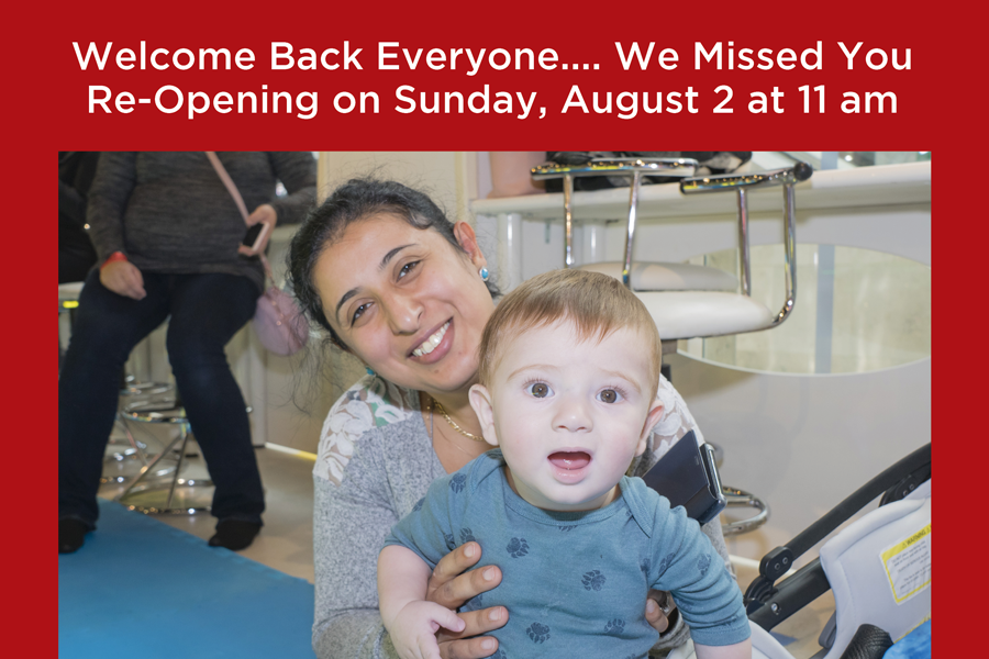 Kidsapia's tweet photo. We're proud to announce that the big re-opening of #Kidsapia will take place on Sunday, August 2 at 11 am, and we'll be open the entire long weekend and beyond.  Read at https://t.co/sAE0D8H6KI. https://t.co/Zhj1eHXECl