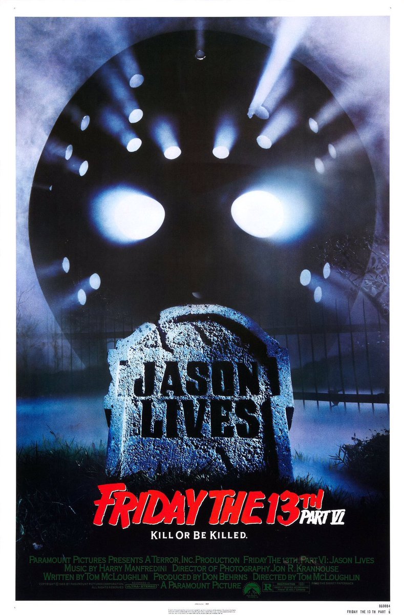 FilmNewsNos's tweet image. 🎬MOVIE HISTORY: 34 years ago today, August 1, 1986, the movie ‘Friday the 13th Part VI: Jason Lives’ opened in theaters!

#ThomMathews #JenniferCooke #DavidKagen #KerryNoonan #ReneeJones #TomFridley #DarcyDeMoss #TonyGoldwyn #AlanBlumenfeld #MichaelSwan #RogerRose #DanBradley