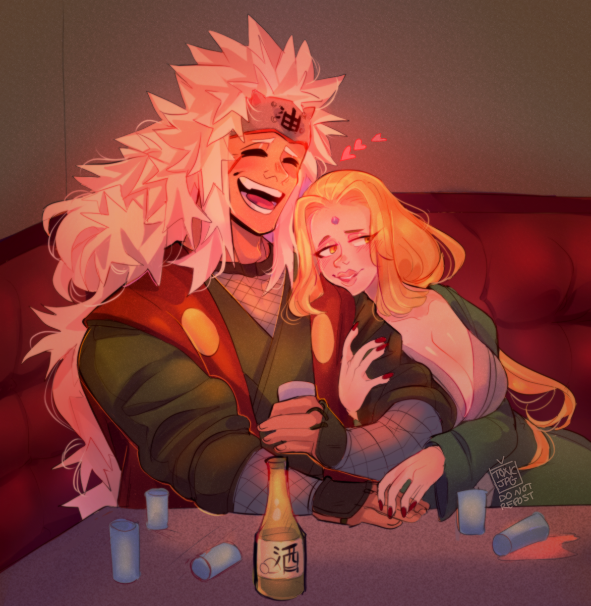 I know I'm a decade late but i love them ok #naruto #fanart #jiratsu #...