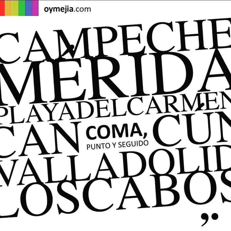 “Coma, Punto y Seguido” Novela romántica ambientada en #PlayaDelCarmen y #Mérida #ViveElRomance de Renato y Valentino.
Compra el libro en oymejia.com 
Sinopsis: bit.ly/2Y2DvOx