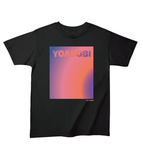 YOASOBI × NYLON Tシャツ ブラック Lサイズ 黒 受注生産限定