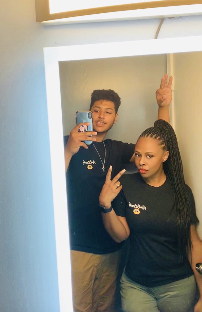mzbanker's tweet photo. Check out new #Christian based t-shirt line by @Genesis68Noah that me and my son @kreeclark are wearing! 🙏🏽 #Arkitech https://t.co/QeKvJ1N8Eo