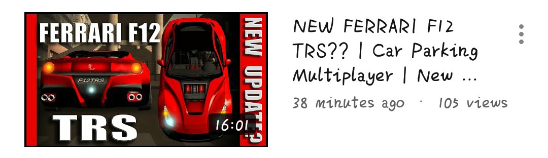 YtZeti's tweet photo. Car Parking Multiplayer π | zeti
β’ SUPER REALISTIC BUILD β’
#CarParkingMultiplayer #CPM #Gaming #Gameplay #Game #Openhood #Livery #Widebody #LibertyWalk #Tutorial #RustyDecals #YouTuber #YoutubeGaming #zeti #FerrariF12TRS https://t.co/2L4qZ6W8Cu