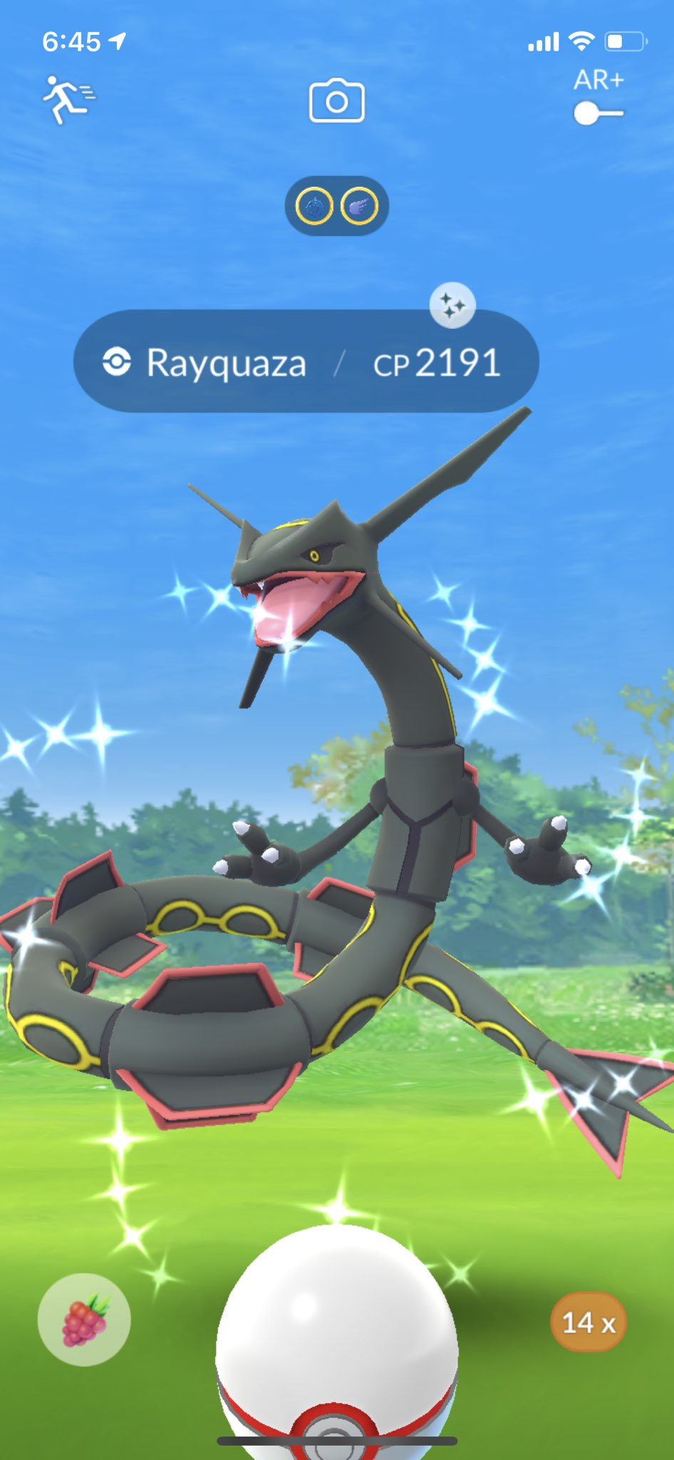 Shiny Rayquaza - Pokemon Go