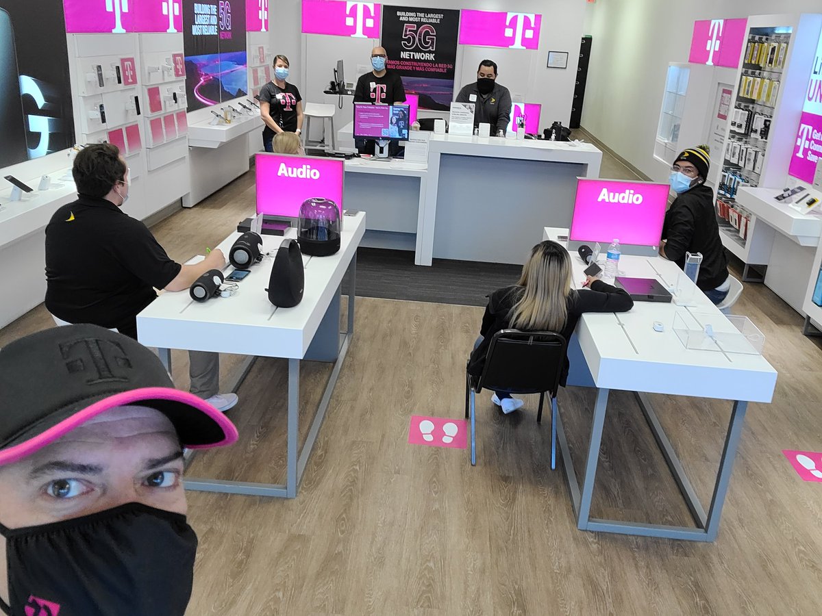 In my new Port Hueneme store with 3 amazing leaders Jesus Mojica, Eric Cervantes and Monica Huerta delivering our new training to the team! #westisbest, #WeAreTMobile #lanorth #venturacoast