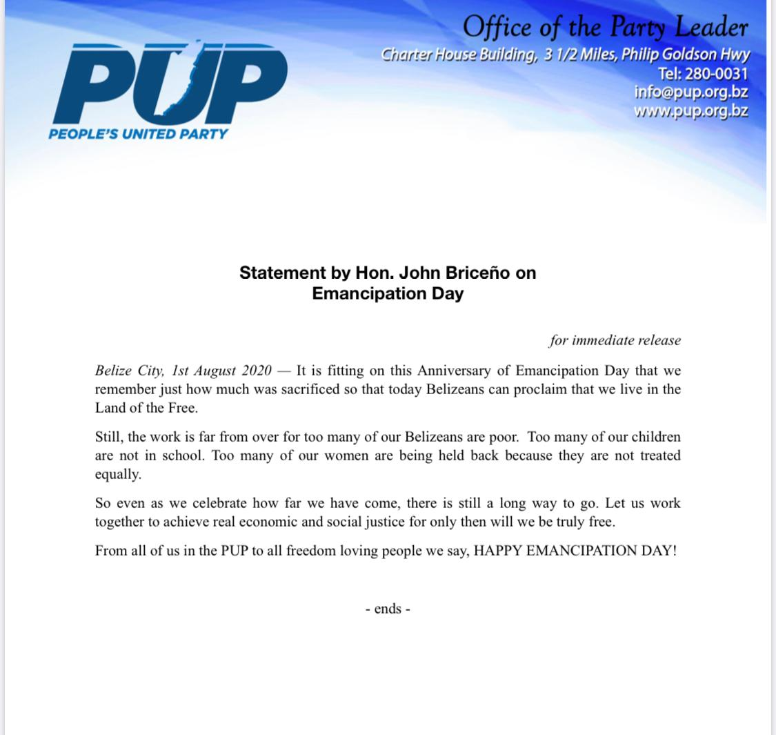 JohnBricenoBZE's tweet photo. #WeWillDeliver #planBelize #EverybodyFiWin #BLU2020 https://t.co/xzyP8gDqMv