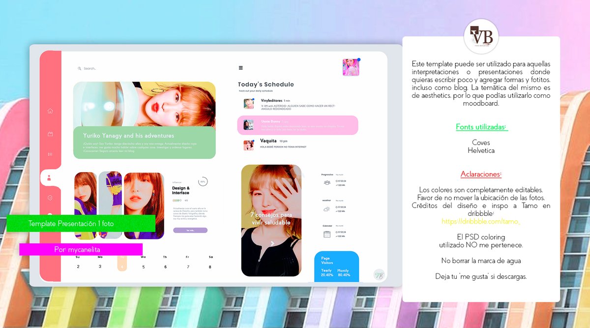 VinylBoulevard's tweet photo. .  .  . ( ❀ ) 𝗥𝗲𝘀𝗼𝘂𝗿𝗰𝗲𝘀 » Template Presentación (1 foto)

¡Volviendo con el estilo web! Les dejo este template de presentación estilo blog. El template también está en PNG en la misma carpetita. Dejen su MG si descargan.

Link: https://t.co/RVhpbp273A

— @mycaneIita https://t.co/p9KWthsI4g