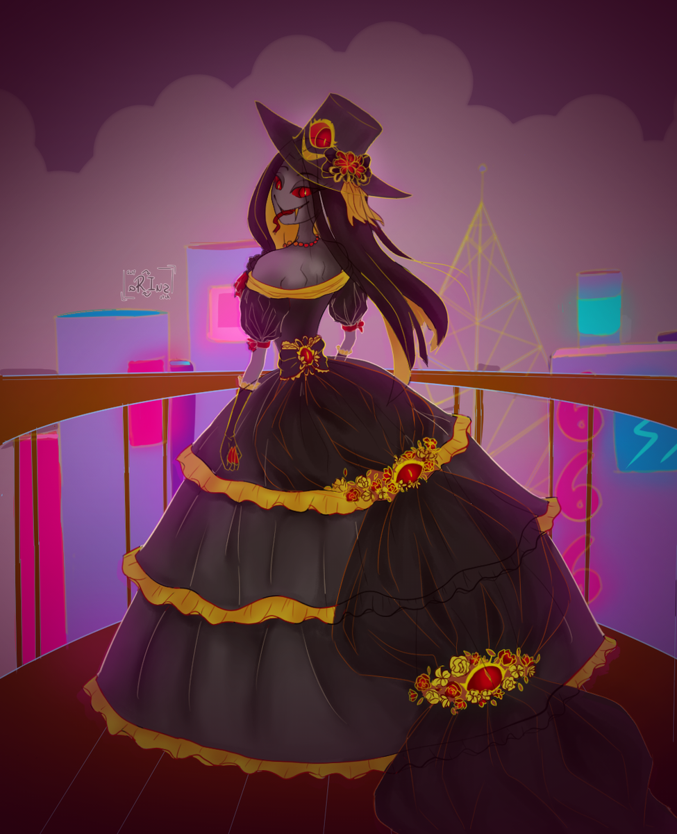 usernameadded's tweet photo. last submission for #pentiousweek Day 7: Free space!

Making Miss Pentious (I'm calling her Lady Viperous) was so fun and I love her so muchhh #HazbinHotel #SirPentious #HazbinHotelFanart https://t.co/910Xd2qrmj