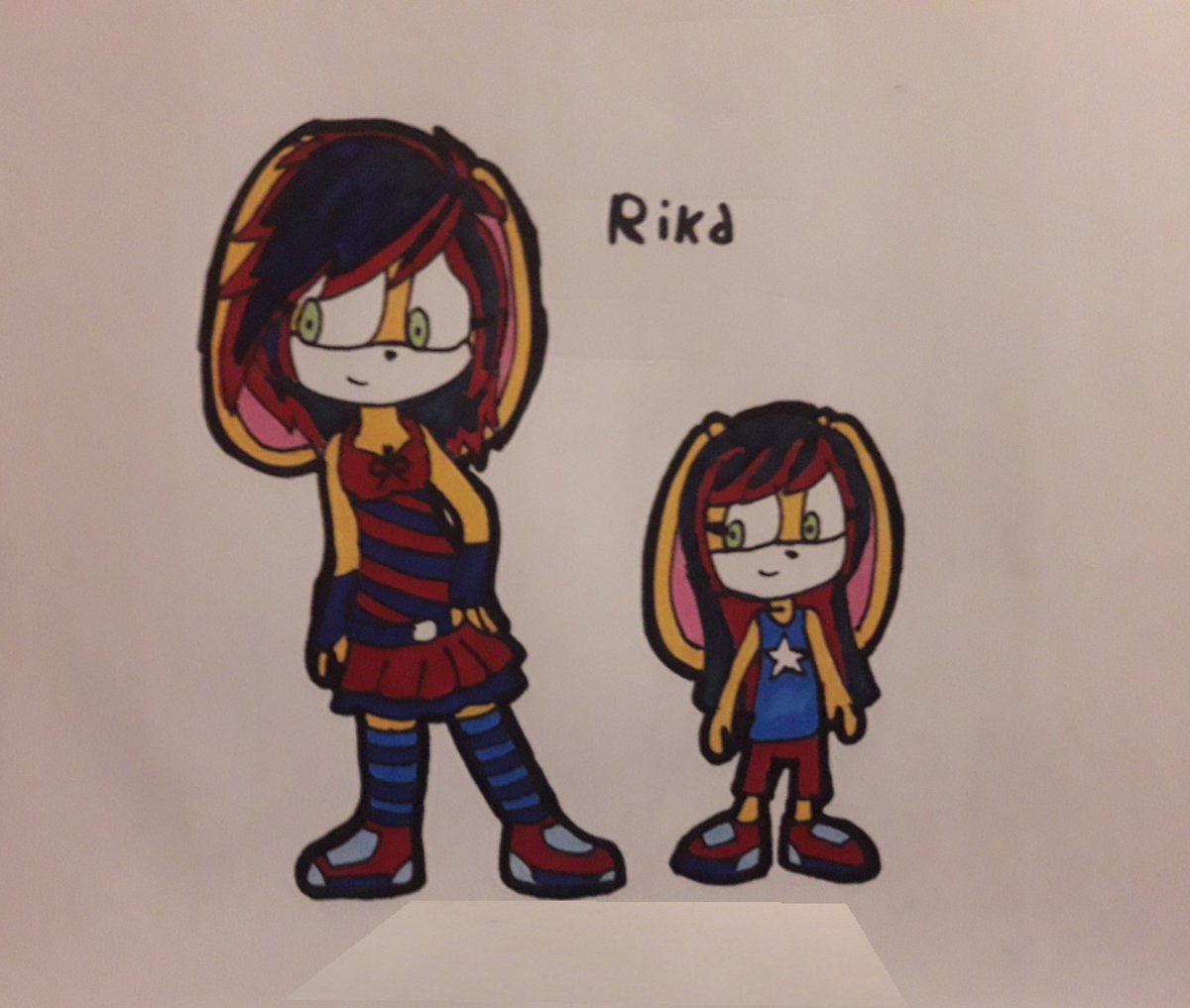 MissingFileArt1's tweet photo. The Lovely Gremlin, Rika!

Sooo Rika is Bill &amp; Tina's future daughter

She's an energetic, quickwitted girl with a penchant for jokes, memes and cosplay

Some people think her attitude is cover to deal with her parent's break up but... who knows? https://t.co/57g4ocdQHC