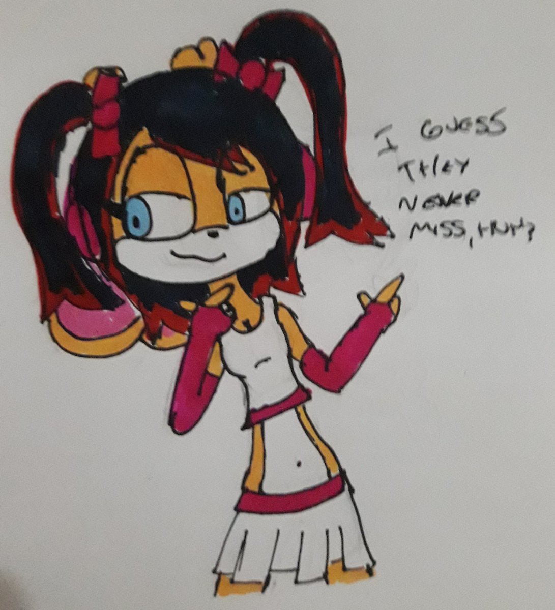 MissingFileArt1's tweet photo. The Lovely Gremlin, Rika!

Sooo Rika is Bill &amp; Tina's future daughter

She's an energetic, quickwitted girl with a penchant for jokes, memes and cosplay

Some people think her attitude is cover to deal with her parent's break up but... who knows? https://t.co/57g4ocdQHC