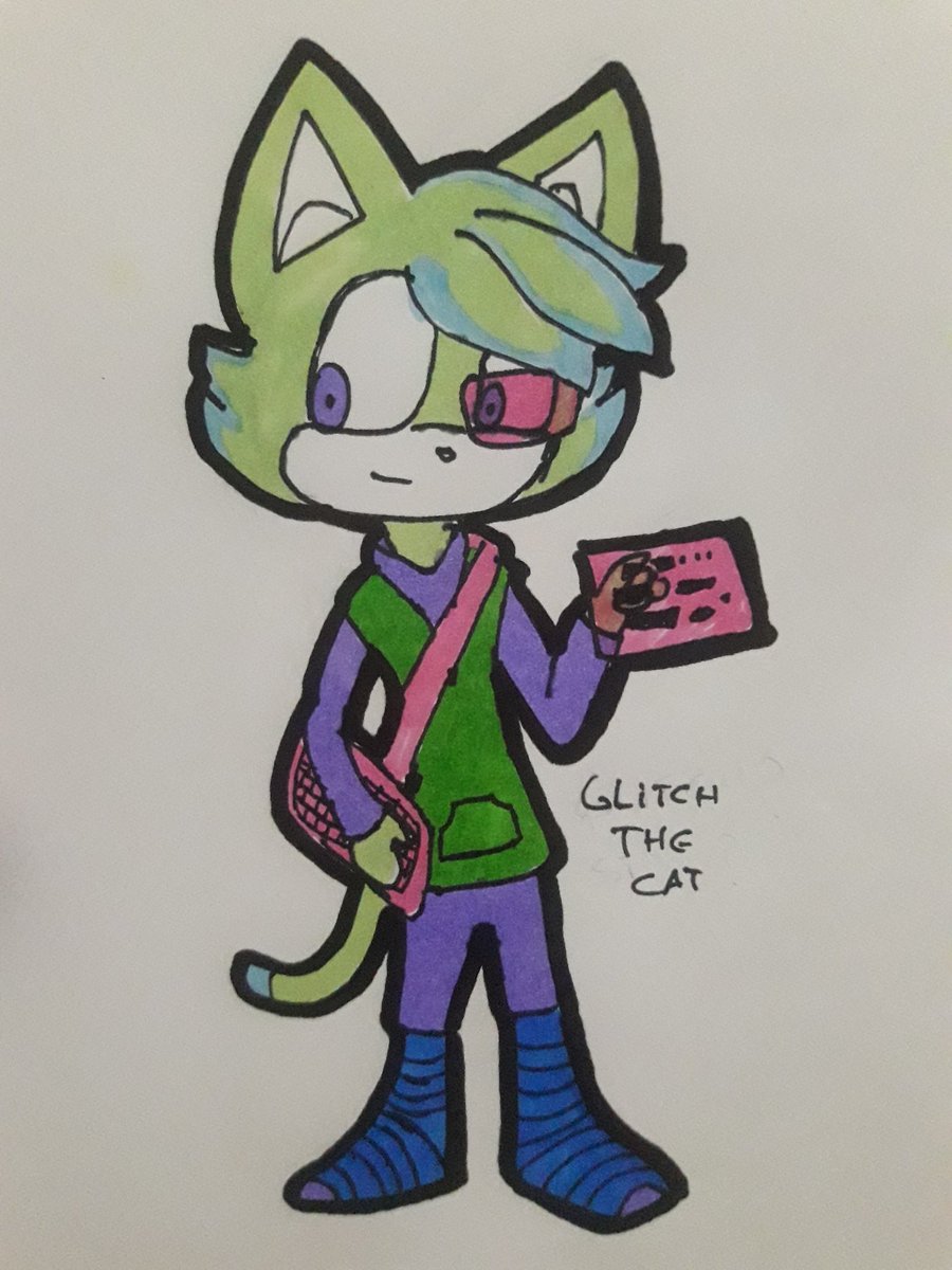 MissingFileArt1's tweet photo. Glitch the Cat

A gadget guy, competitive gamer and certified hacker~

Computers are his everything yet he still managed to become pals with Bill, Cold and even get a girlfriend!

It is rumoured he has been working for G.U.N. lately, despite his lack of proffesionalism https://t.co/d2PPN1XKHN