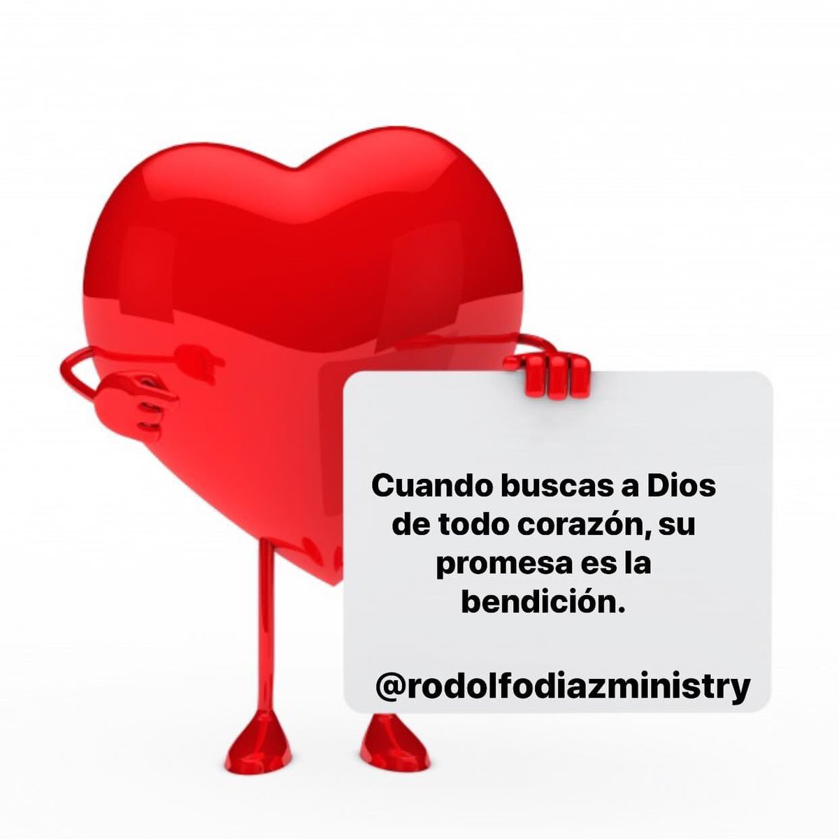 Dios ama la disposición de tu corazón de tener su presencia, guardar su  palabra, y desear su amistad. Cuando buscas a Dios de todo corazón, su  promesa es la bendición.#RDM, image size:1200x1200