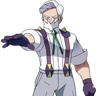 Drayden, the dragon-type gym leader from UnovaDragon-type? More like daddy-type