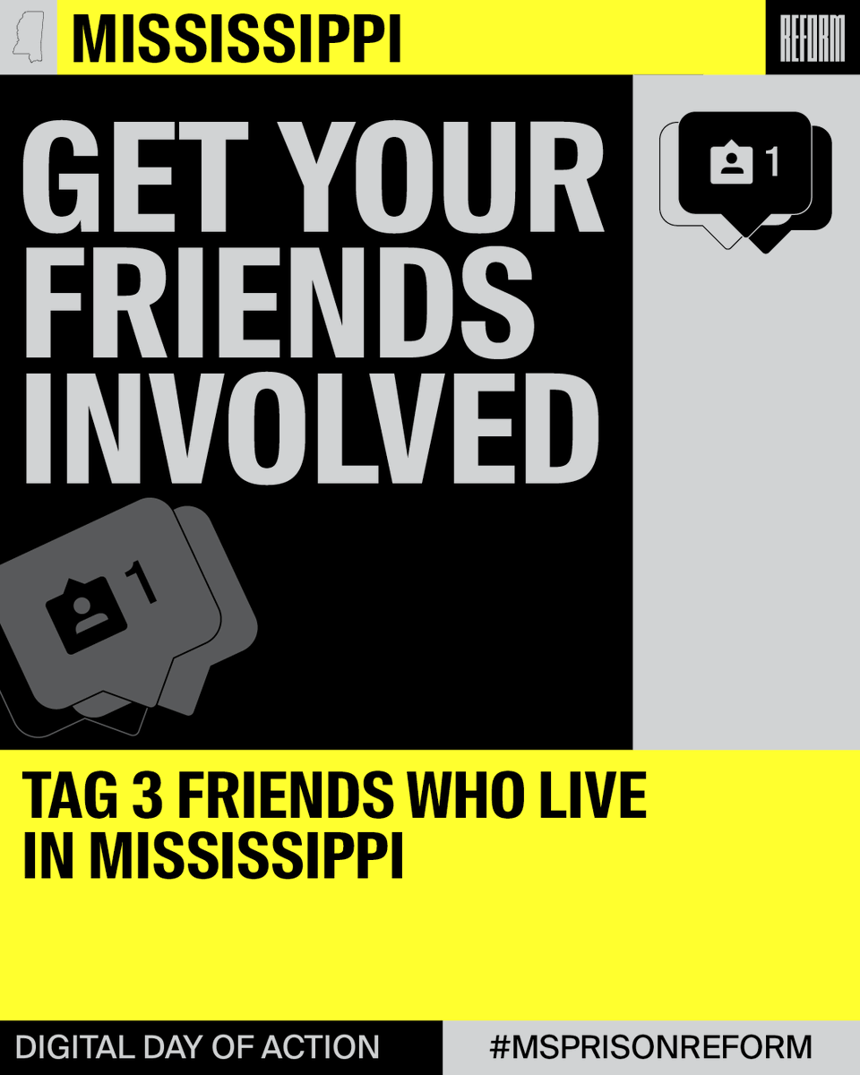 rechpauline's tweet photo. WE NEED YOUR HELP IN MISSISSIPPI! Here's how you can help pass #SB2123: 1.TAKE ACTION💻Send a quick email to lawmakers: https://t.co/fueQ7Eyd0n. 2. SPREAD THE WORD🎤: Reshare this post. 3. TELL YOUR FRIENDS👨👩👦👦Tag-3-friends in the comments #MSPrisonREFORM Movement #RECH https://t.co/YVjEygwNPS