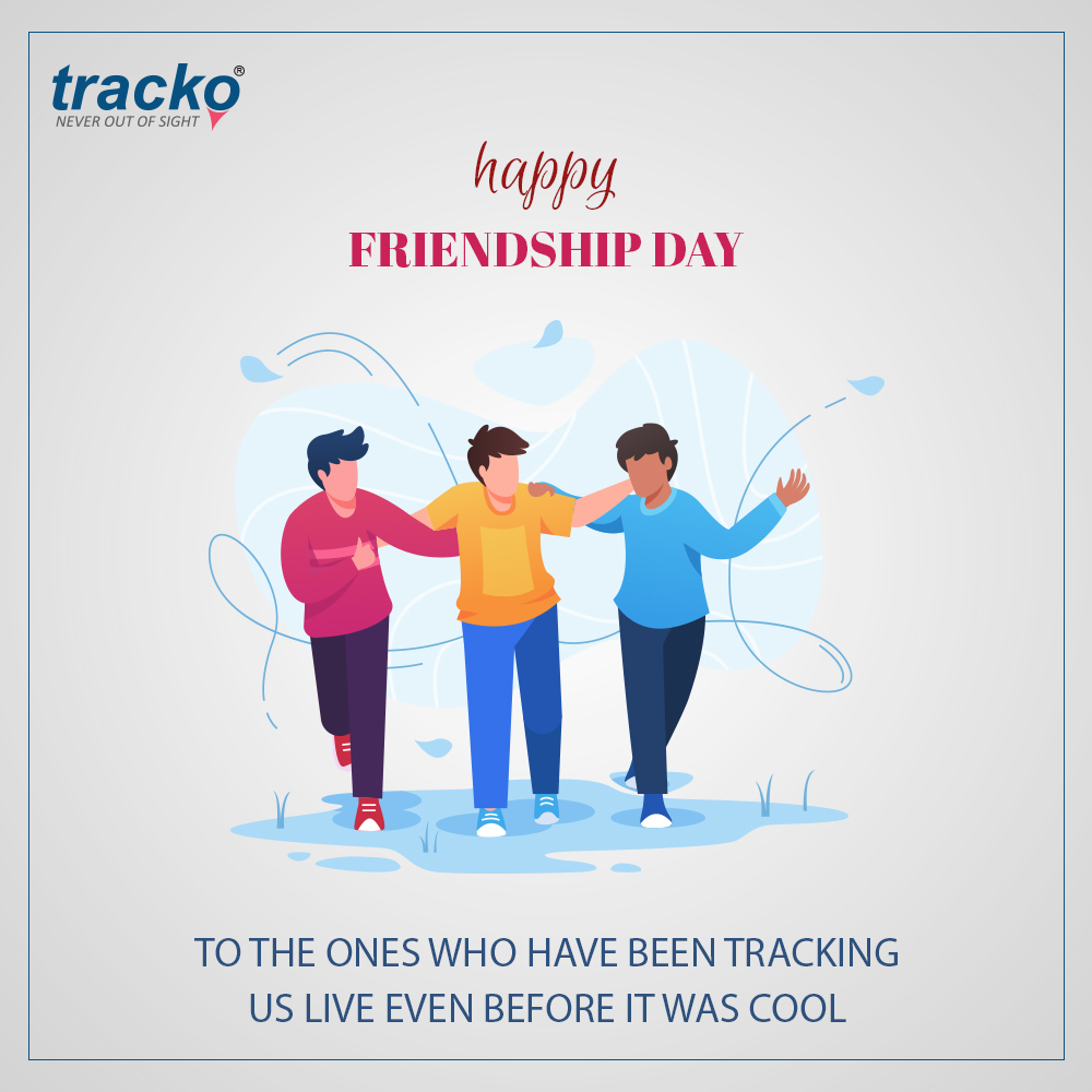 trackocoin's tweet photo. Friends are the real GPS trackers of our lives. Tag your real life trackers in the comments below &amp; let them know you miss them on this Friendship Day.

Tracko wishes you all a very Happy &amp; Safe Friendship Day!

#tracko #friendshipday #gpstracker #gps #MeraWalaTracker https://t.co/mcrArnhlc8