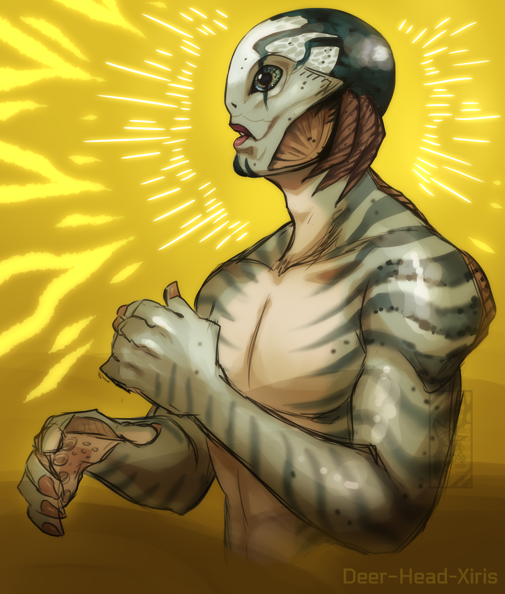 nope I lied here's some fish fanarts. Abe Sapiens and older Kit Fisto pieces