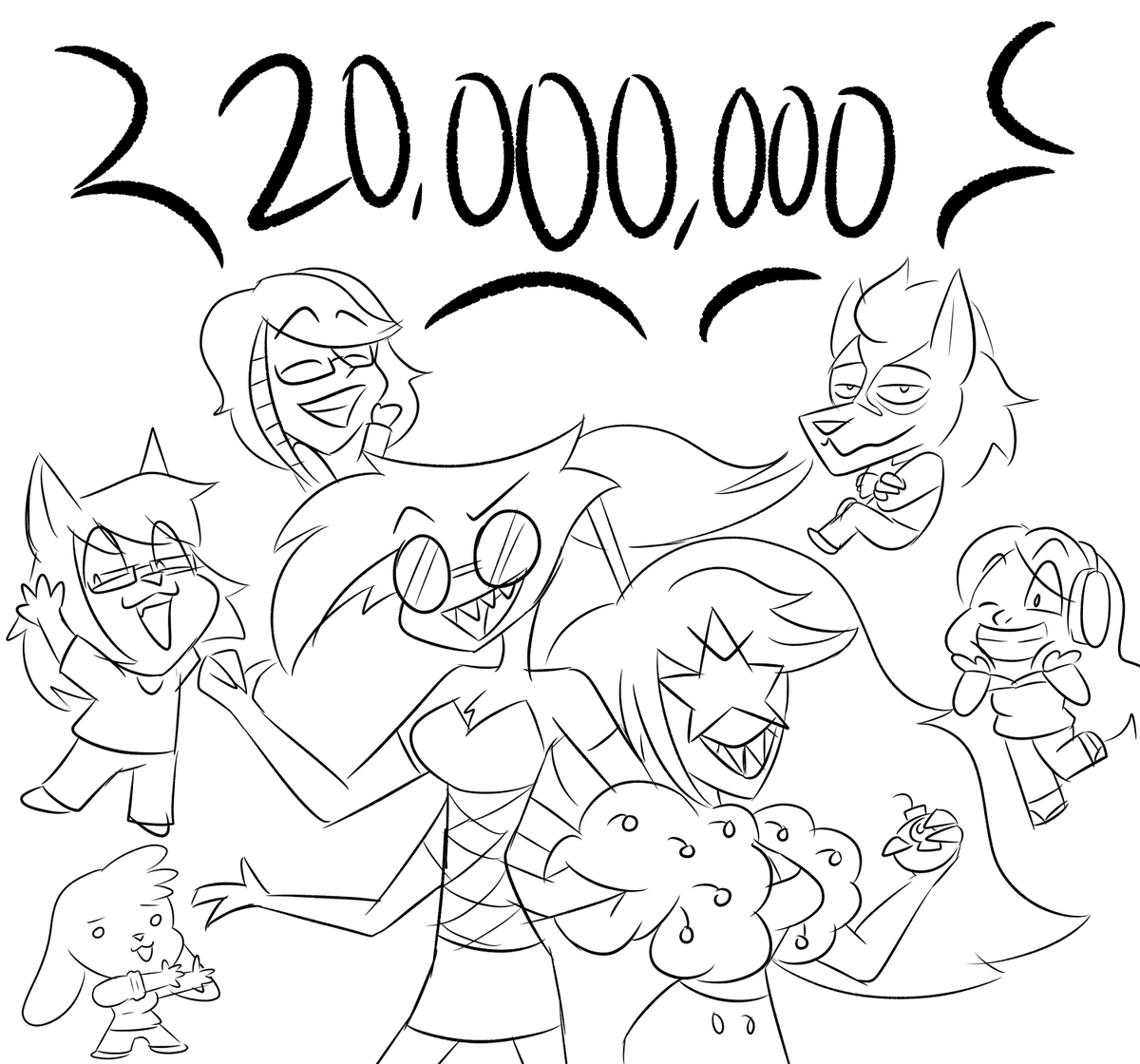 Thank you all SOOOO much for 20,000,000 views on Addict!! To commemorate the occasion, I wanted to express my thanks on this occasion #addictx1million #addiction #Addict
@SilvaHound @kovox @AshNicholsArt @VivziePop 