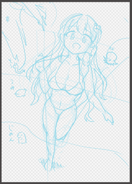 ラフをあげてみます
がんばります 