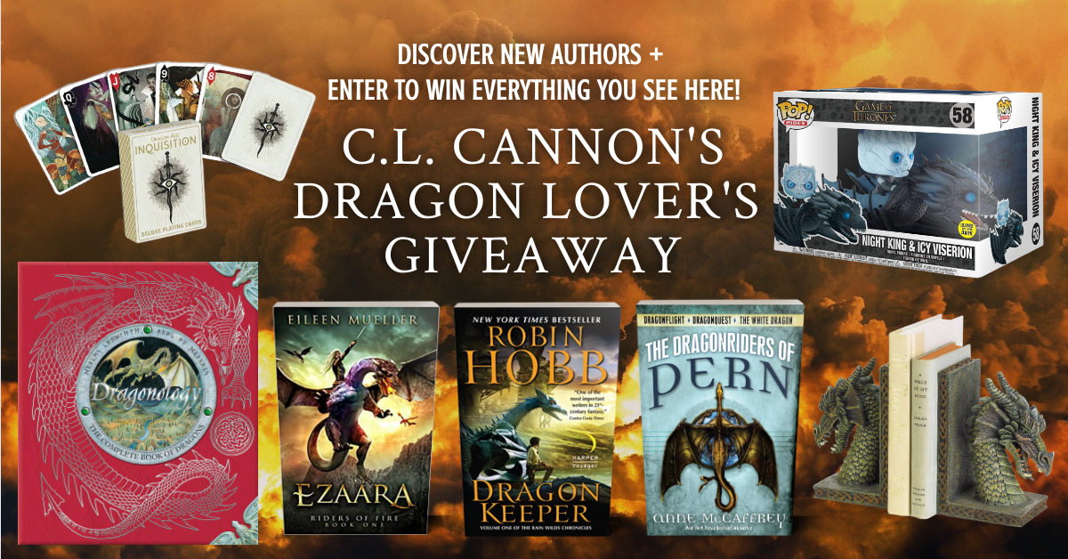 CLCannonAuthor's tweet photo. 🐲#Dragon lovers, this #giveaway is smokin!🐲

 🔥 Enter https://t.co/1oeox0hkiA 🔥

🏰 #Win #DragonKeeper, #TheDragonridersOfPern, #EzaaraRidersOfFire, #Dragonology , #DragonAge: Inquisition playing cards, dragon bookends, &amp; #GameOfThrones #Funko ft. #TheNightKing &amp; Viserion!🏰 https://t.co/6X5o9uhgYe