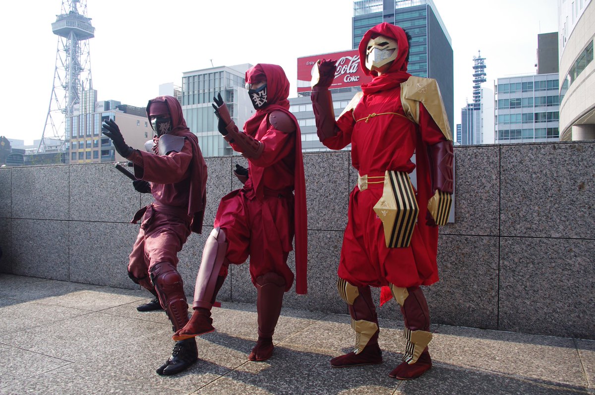 hardmozaiku's tweet photo. #WCS2020  #コスサミ #コスプレ
#エアコスサミ  #WCS2016

2日間のエアコスサミで過去18年を振り返ります！

2016年はどえらい事がありまして…
コスサミの2週間前に猫を保護しまして…
衣装切羽詰まった状態で…

頑張ったわ自分!!よく間に合ったわ！「ニンジャスレイヤー」3キャラクター!!!!!! https://t.co/G93na34rLQ