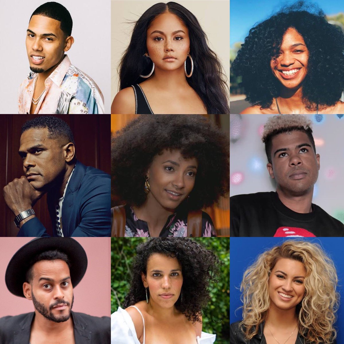 I can’t sleep so I made another one. Afrolatinx/black latinx representation: music edition (yes tori kelly is black and latino)