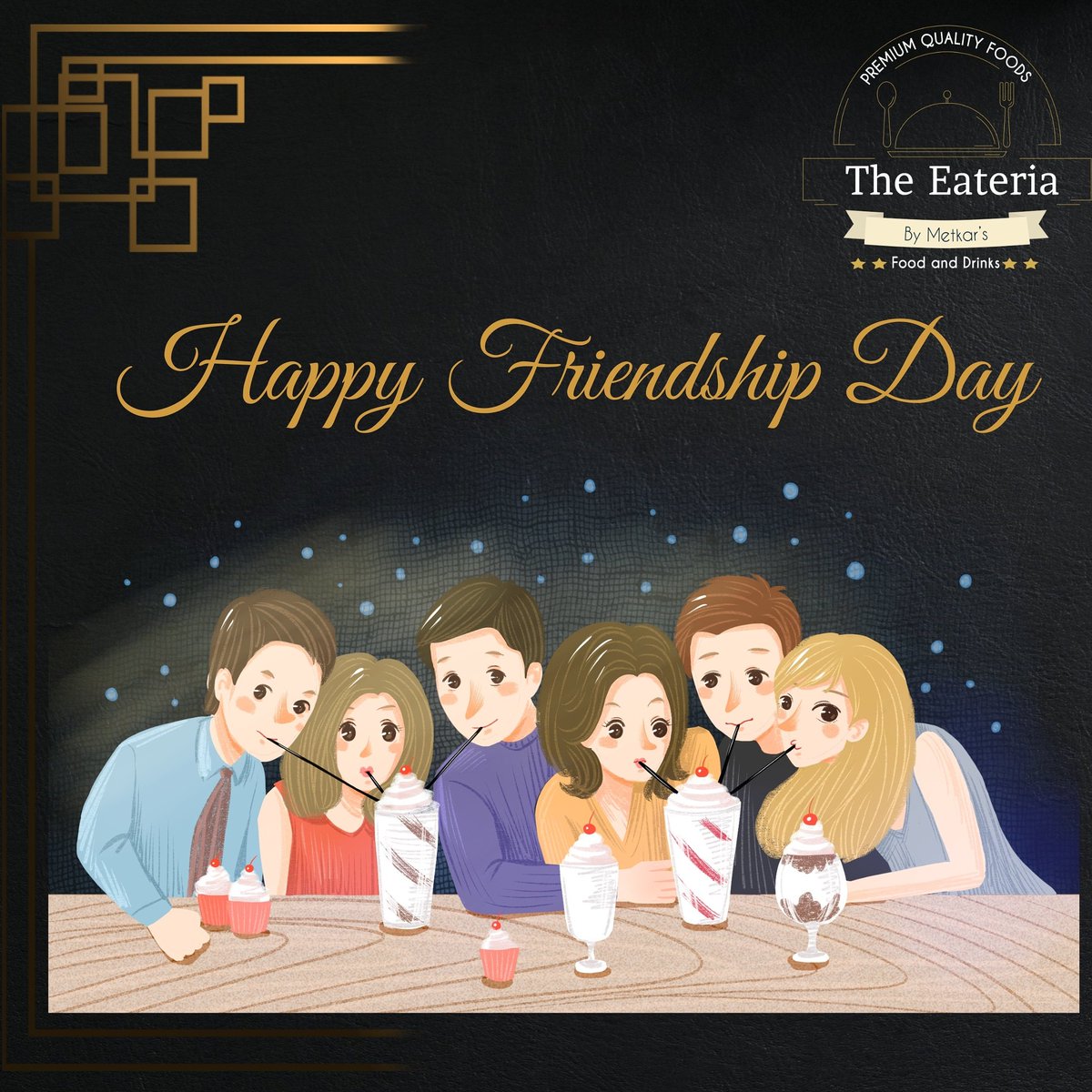 EateriaThe's tweet photo. Happy Friendship Day!! ❤ 
From The_Eateria Team ❤
.
.
.
#friendshipday #theeateriabymetkar's #friends #nashik #cheflife #friendships #love #friendshipforever #happyfriendshipday #friendshipgoal #restaurant #friendshipbracelet #friendshipfriday #bff #nightlife #opningsoon #life https://t.co/by8jJOesSV