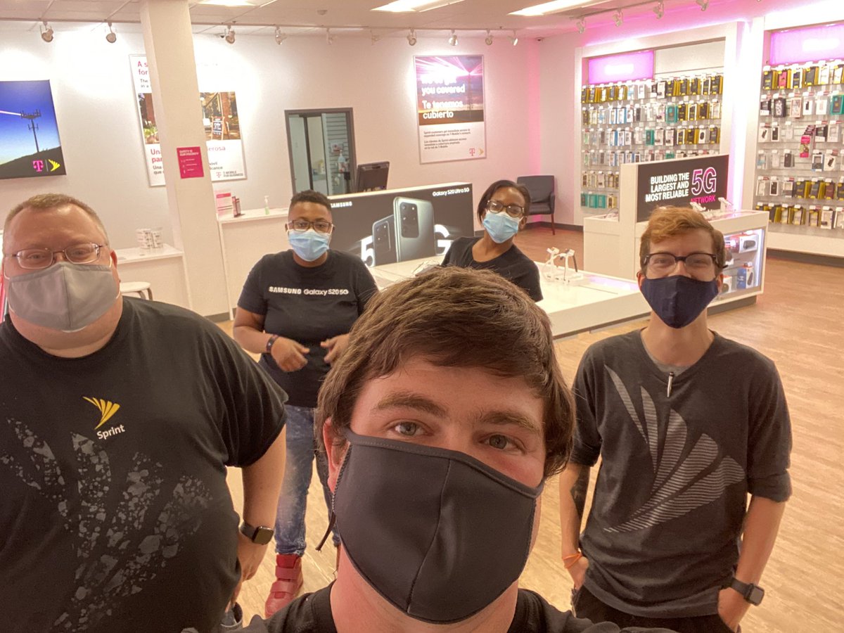 T-Mobile Day One refresh ... DONE! Excited for tomorrow! #tmobile #connectivitysource @jcbrandenburger @miss_sprint_cos