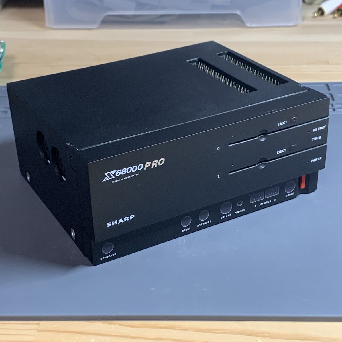 FPGA X68000の PRO風ケース完成！ 気になるところはいっぱいあるけど