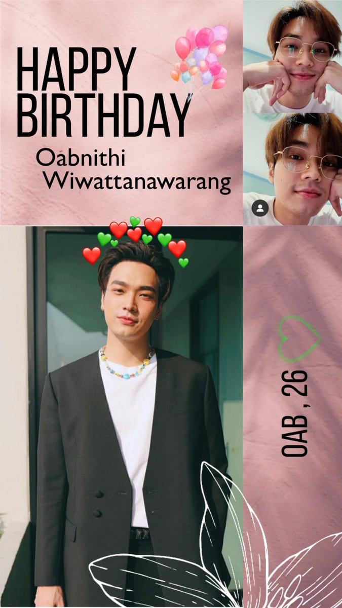 quin_mg's tweet photo. #OabBirthday26th #OabnithiDay @OabnithiW Stay healthy P' Oab 💚 ilooovvvveeeeyouuu 🌼💚 https://t.co/rdzzoTEn5P